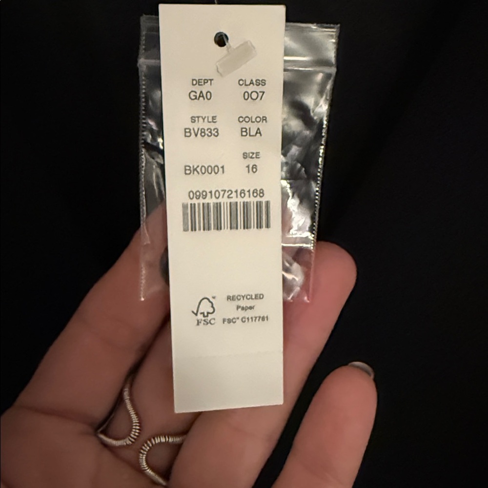 NWT!  J. Crew Black Vest Lined - Picture 3 of 8